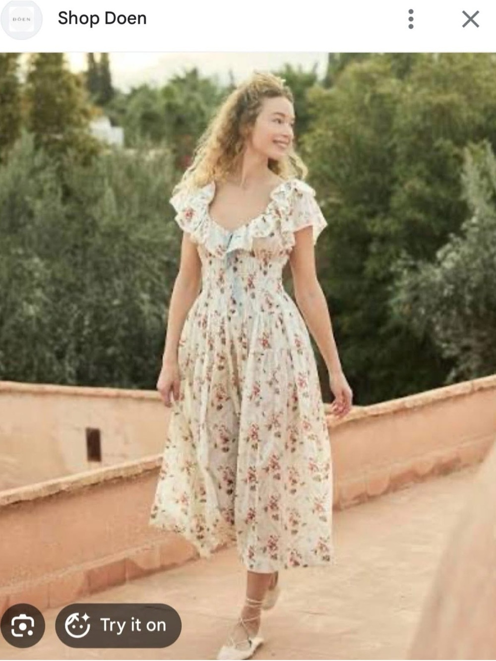 BNWT Doen Illiana Dress XXL - Picture 3 of 6